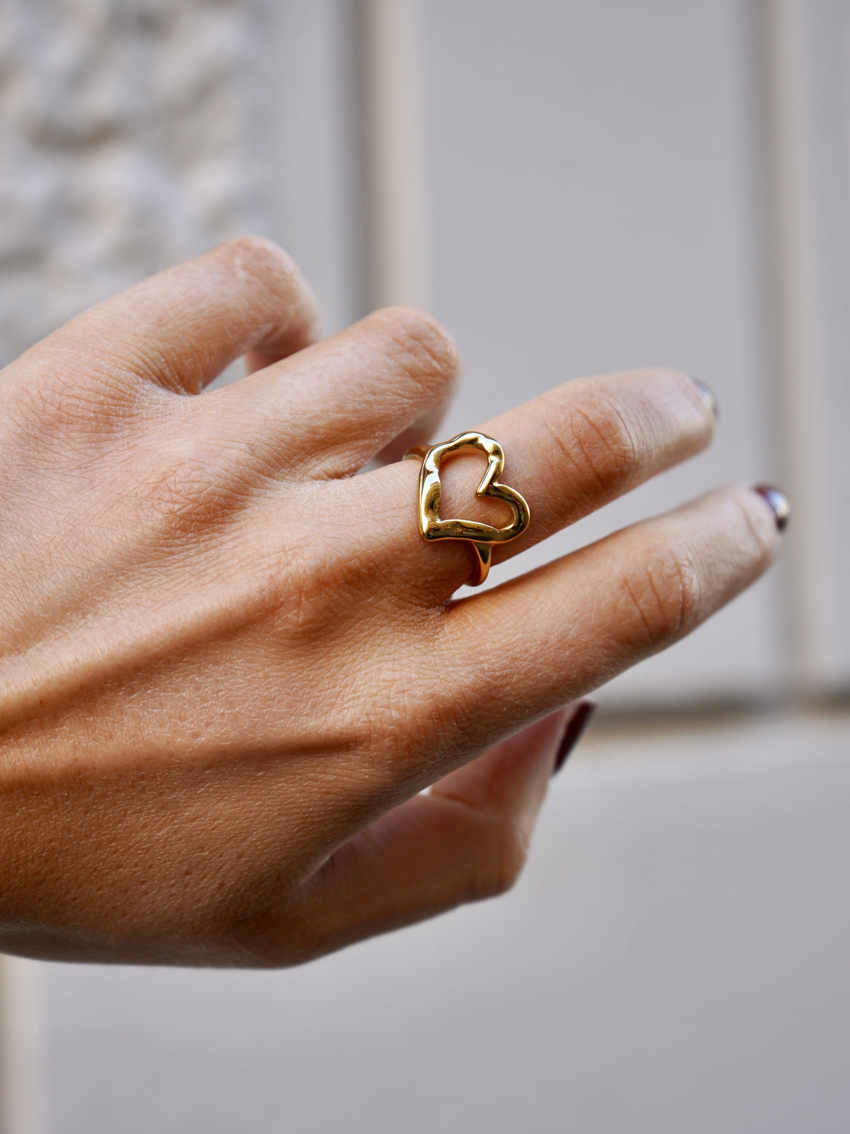 Chunky Heart Ring