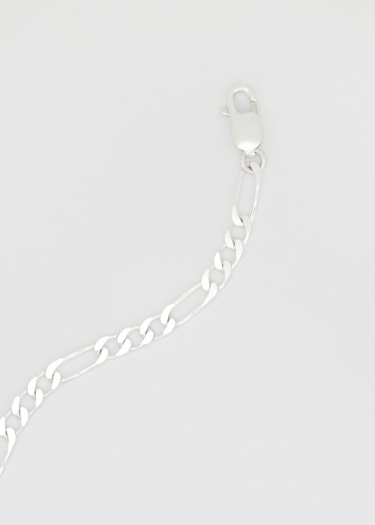 Silver Figaro Necklace 5mm