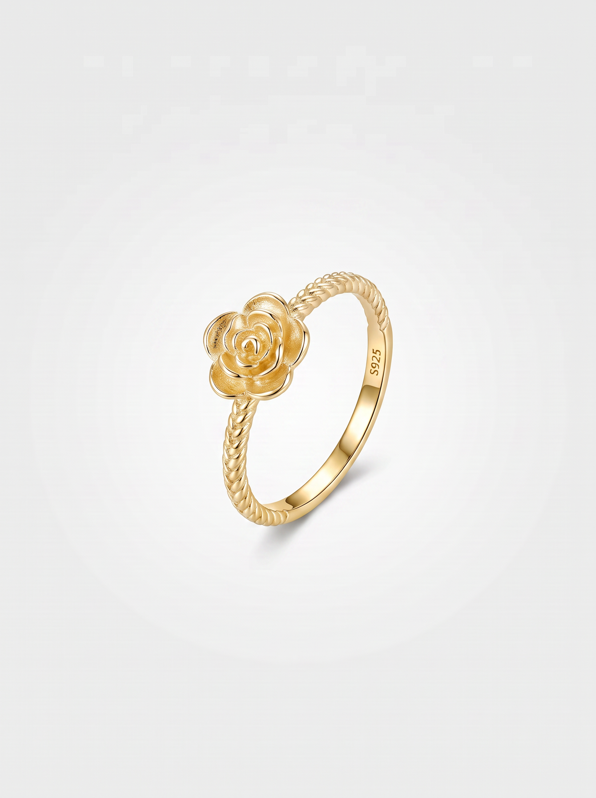 Mini Flower Ring Gold