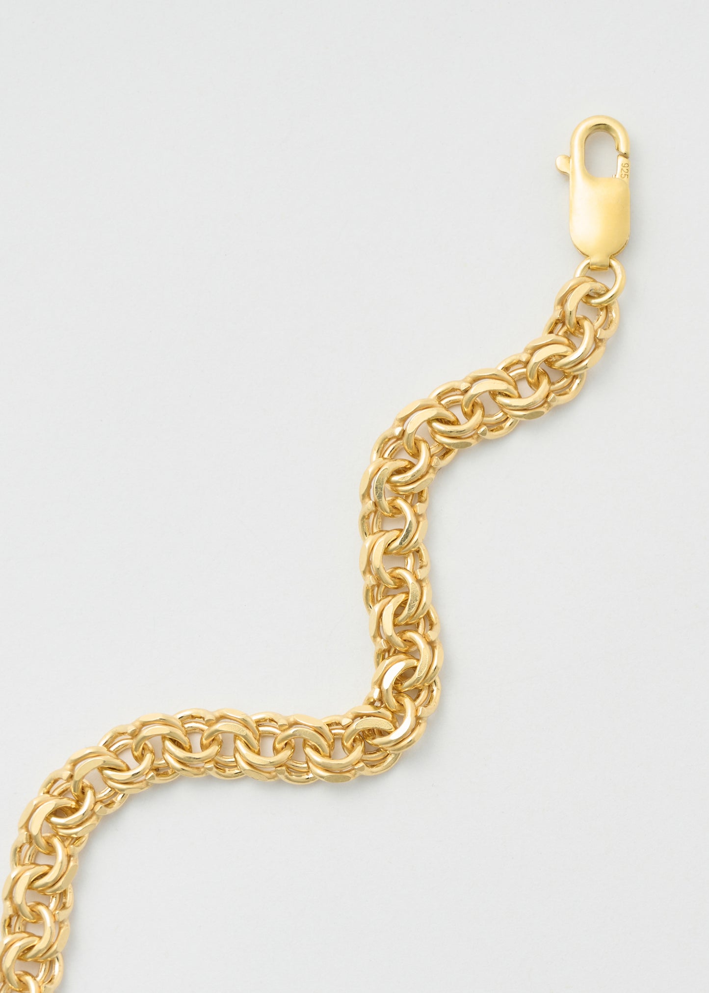 Gold Bismarck Necklace 8mm