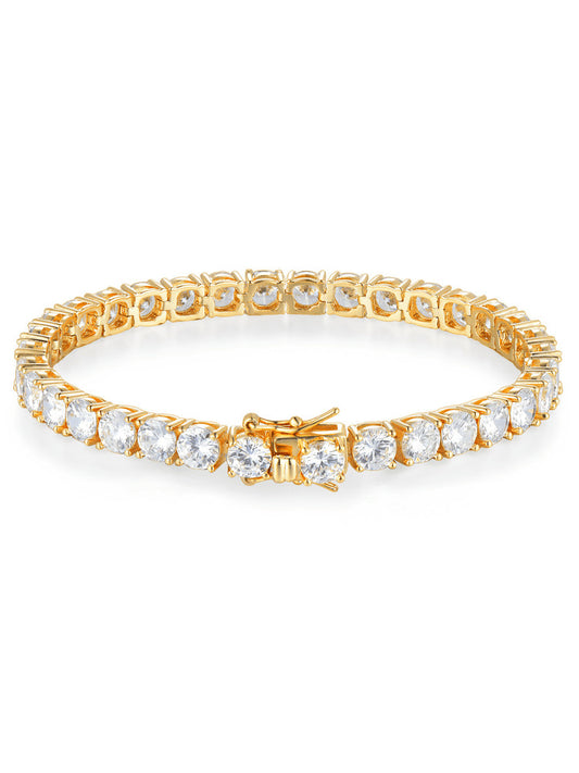 Gold Tennis Bracelet 4,5mm