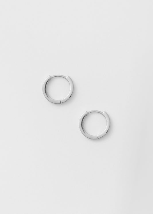 10mm Hoops Silver