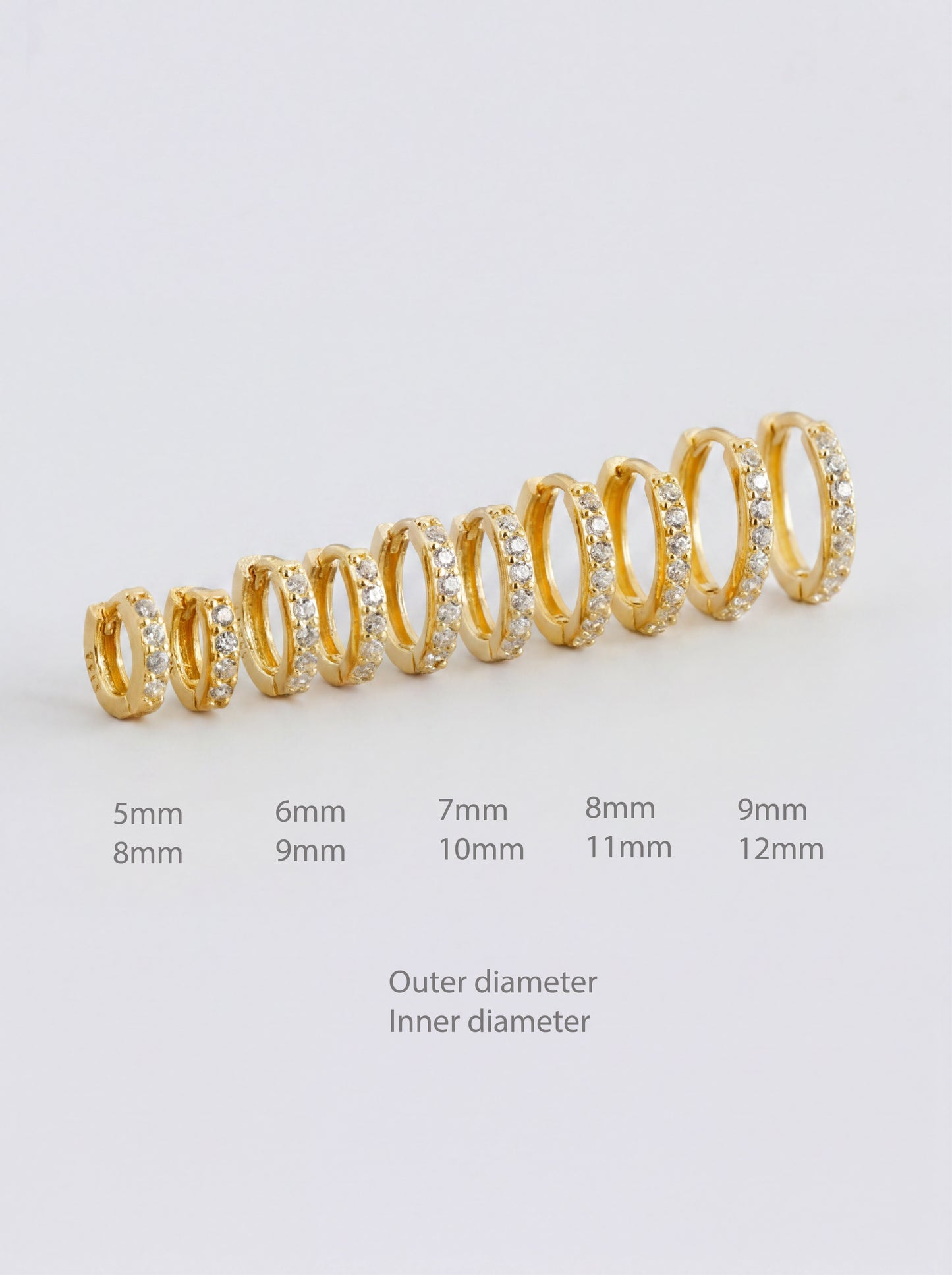 Basic Zirconia Hoops