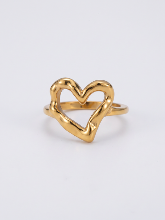 Chunky Heart Ring