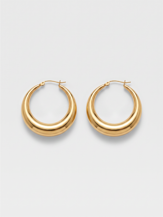 Large Chunky Hoops