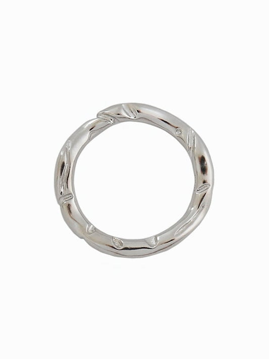 Lava Ring Silver