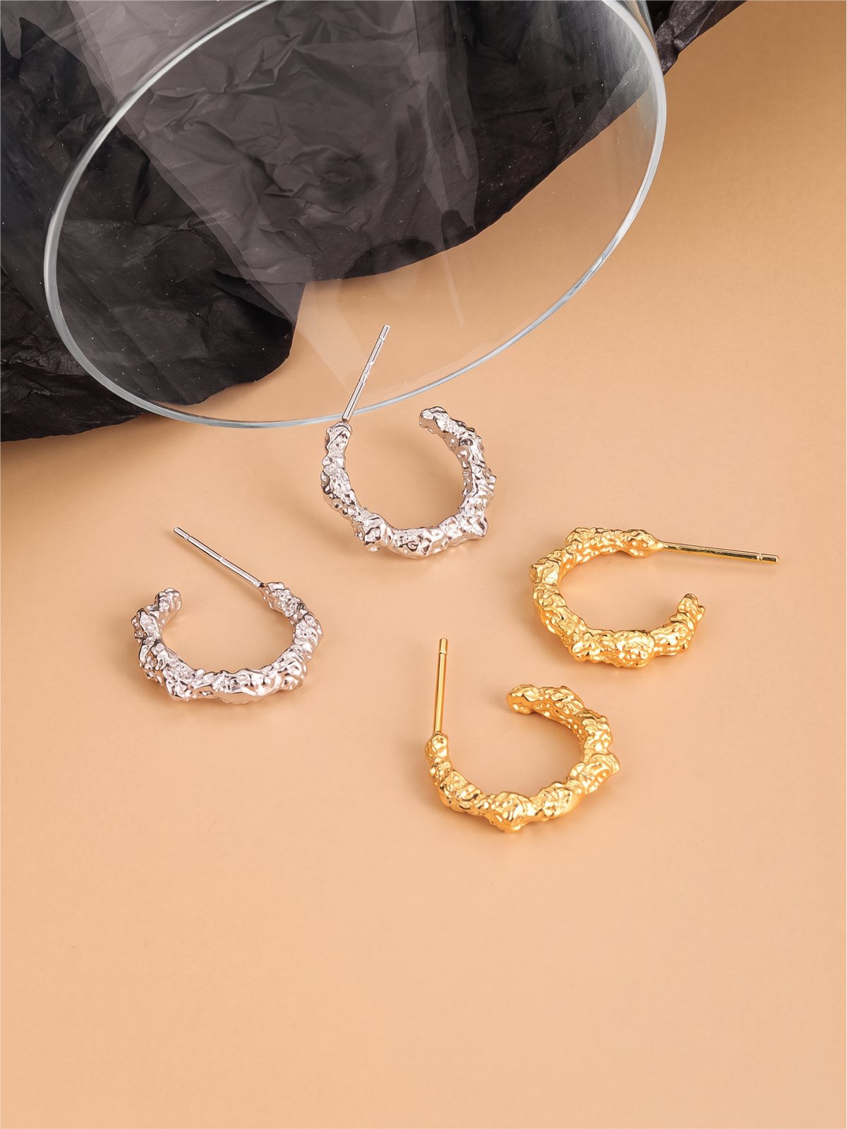 Mini Web Earrings