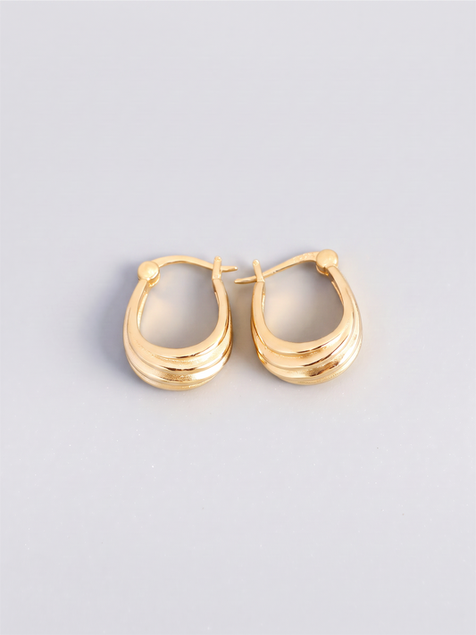 Mini Muse Earrings Gold