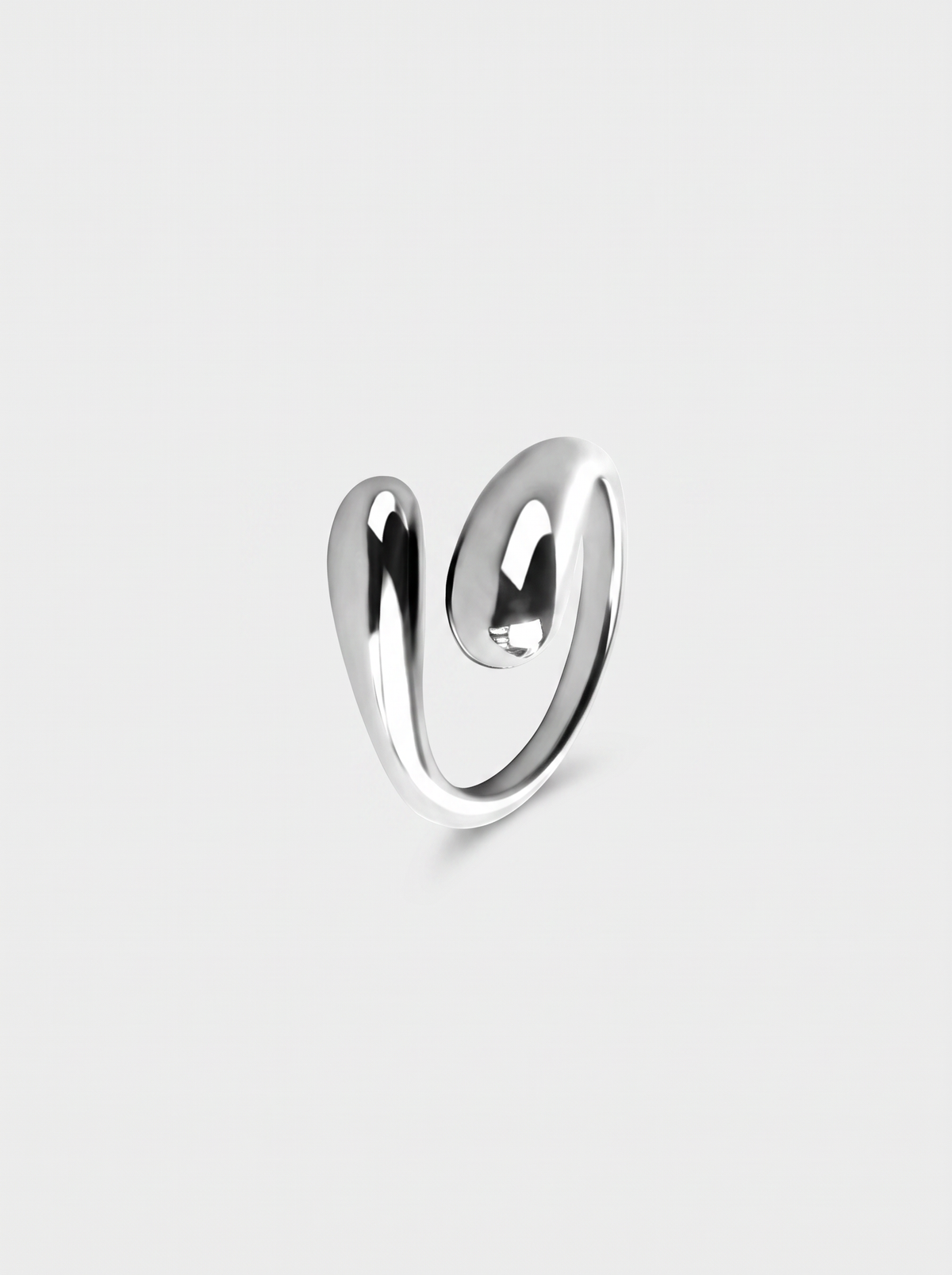 Overlap Ring Silver