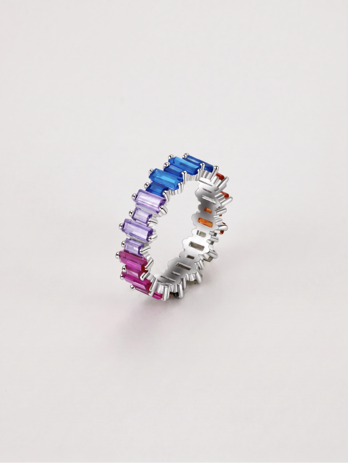 Rainbow Zirconia Ring