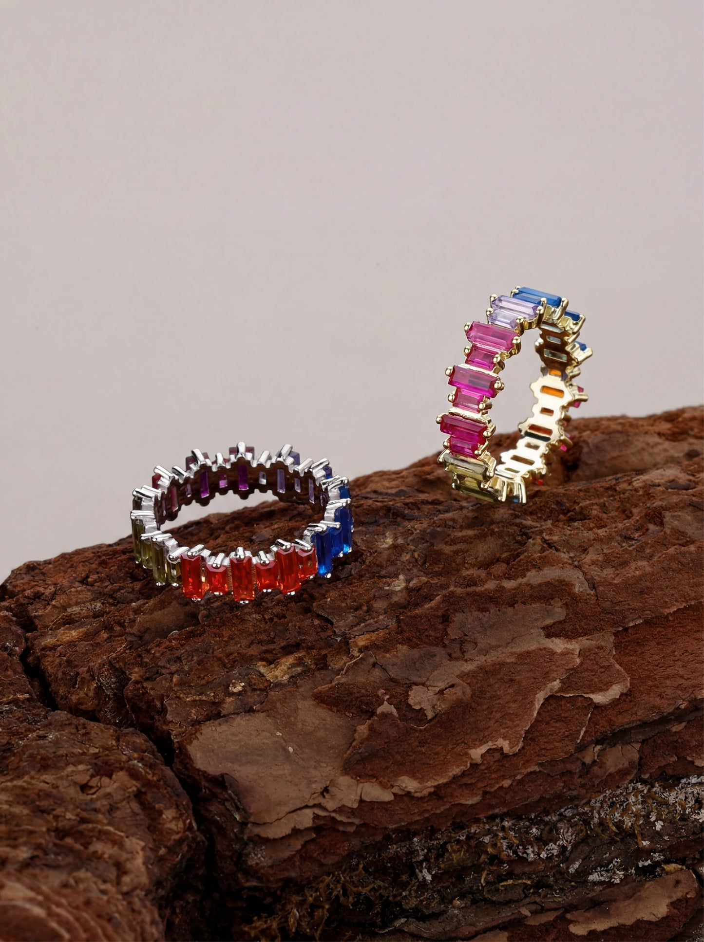 Rainbow Zirconia Ring