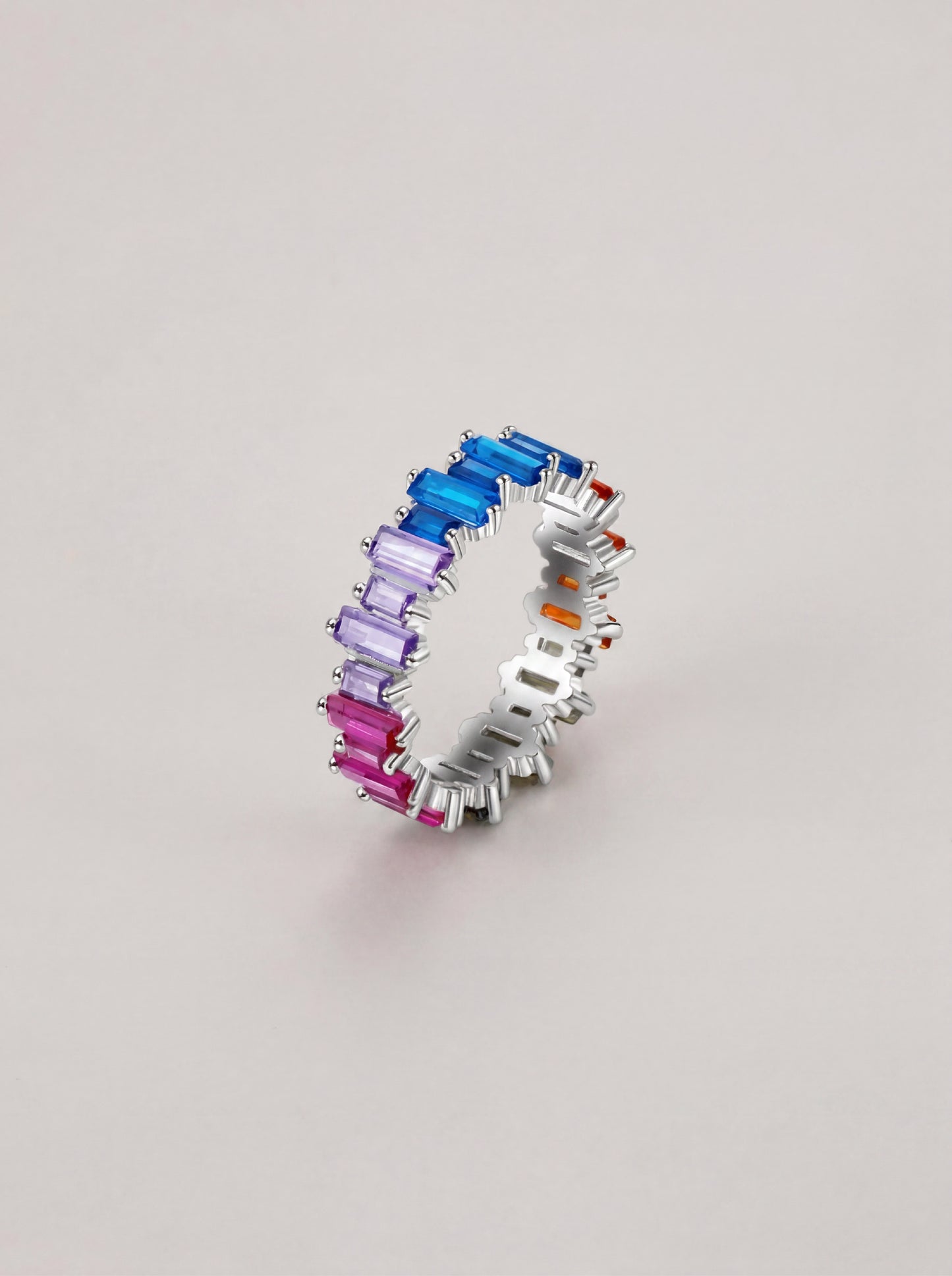Rainbow Zirconia Ring