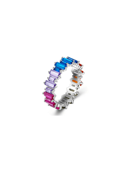 Rainbow Zirconia Ring