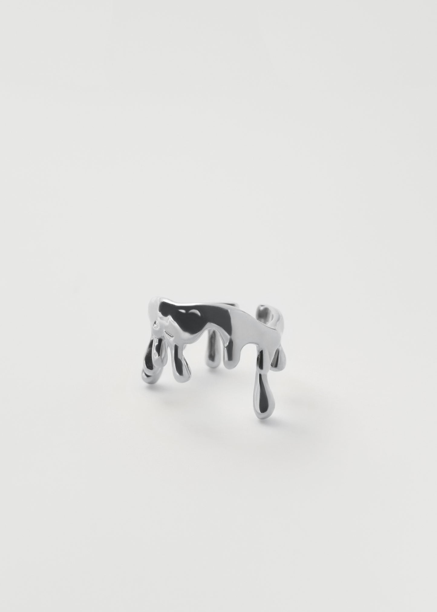Drip Ring Silver