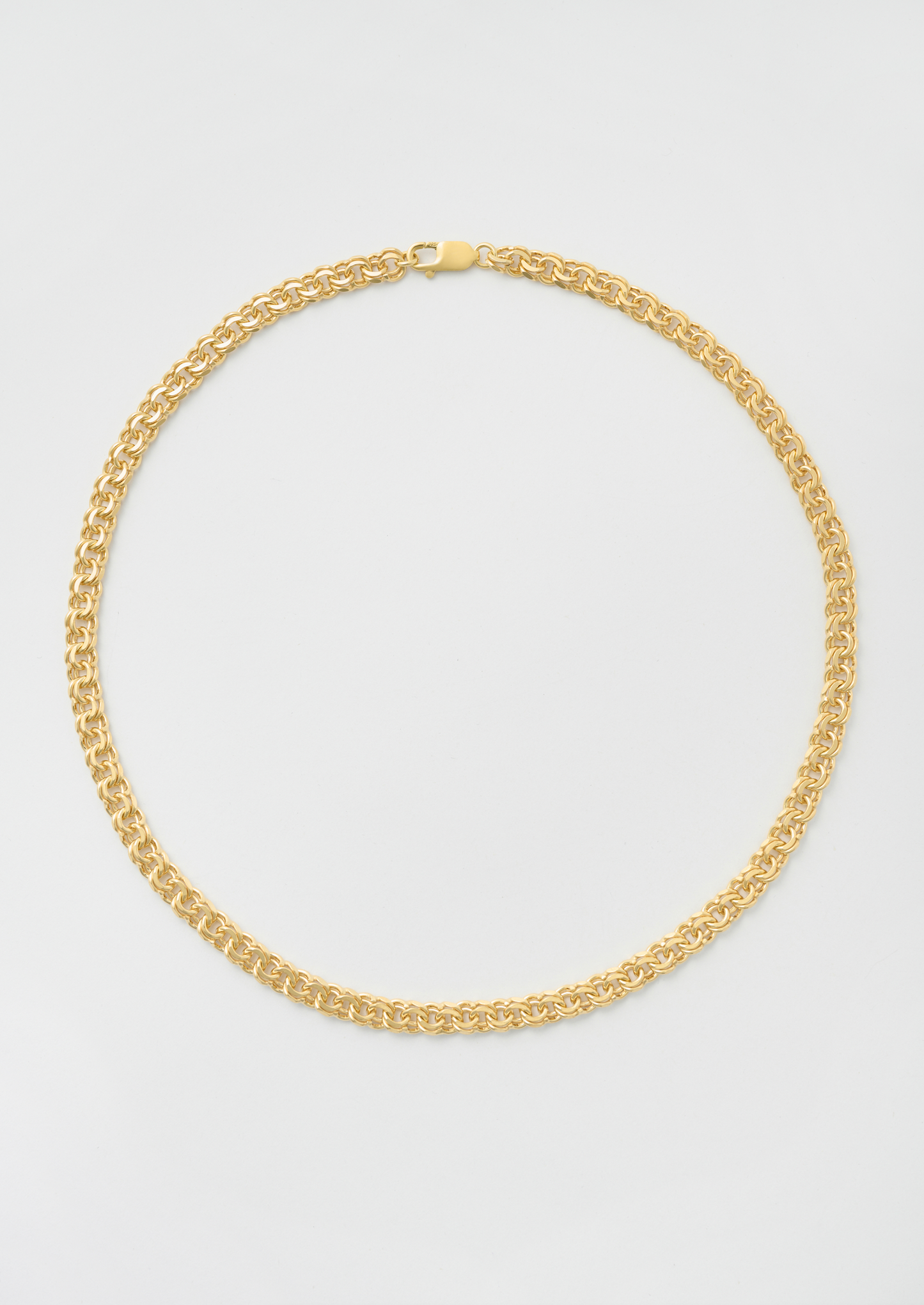 Gold Bismarck Necklace 8mm