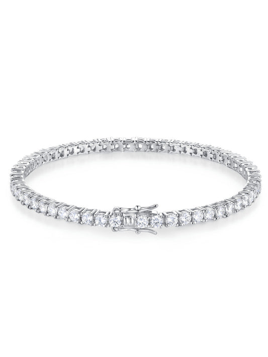 Silver Tennis Bracelet 4,5mm