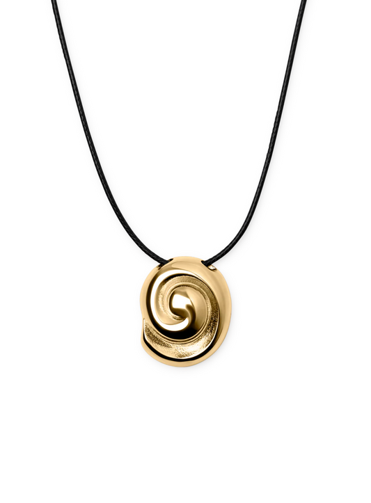 Swirl Necklace Gold