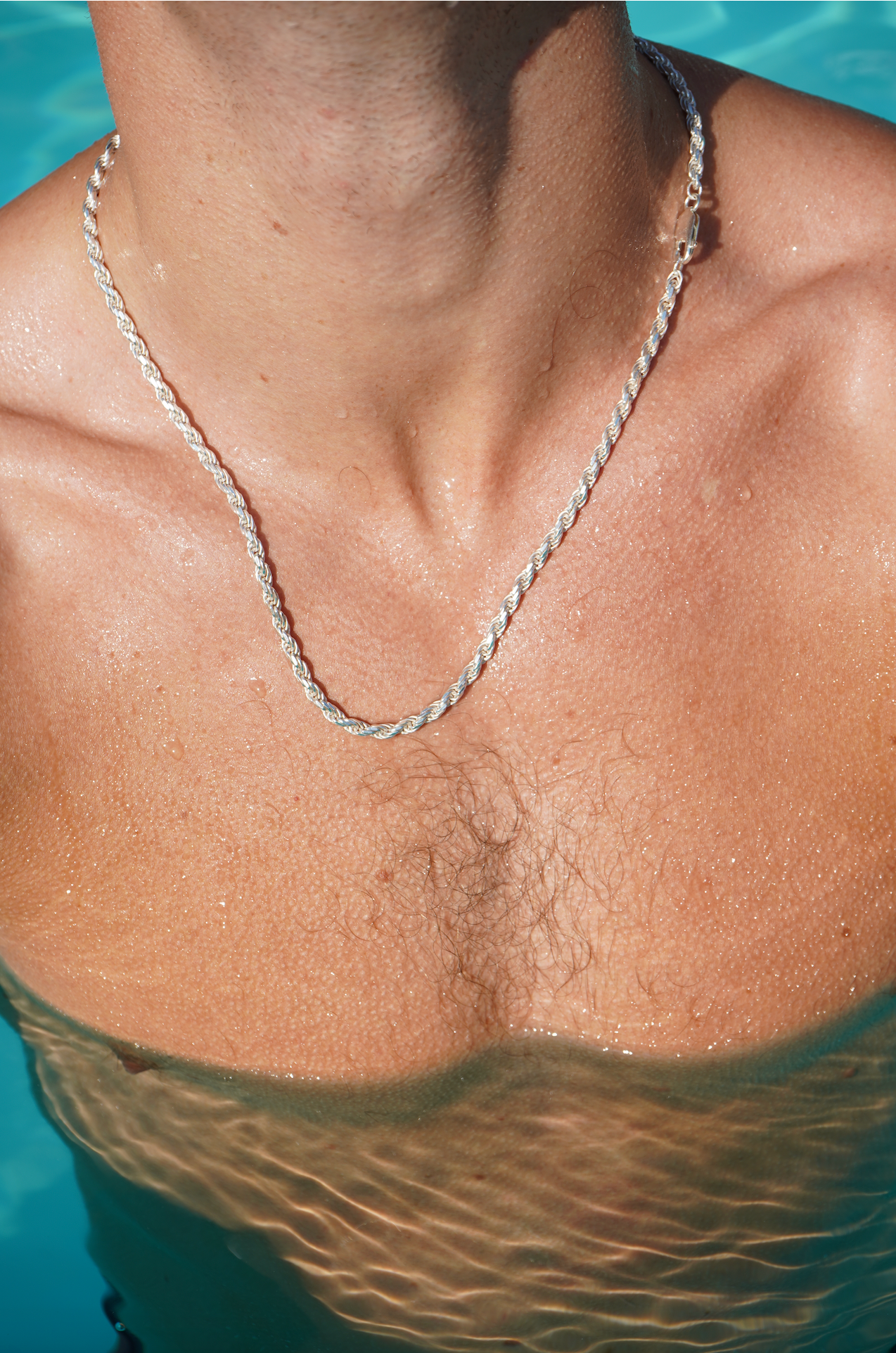 Silver Cordell Necklace 4mm