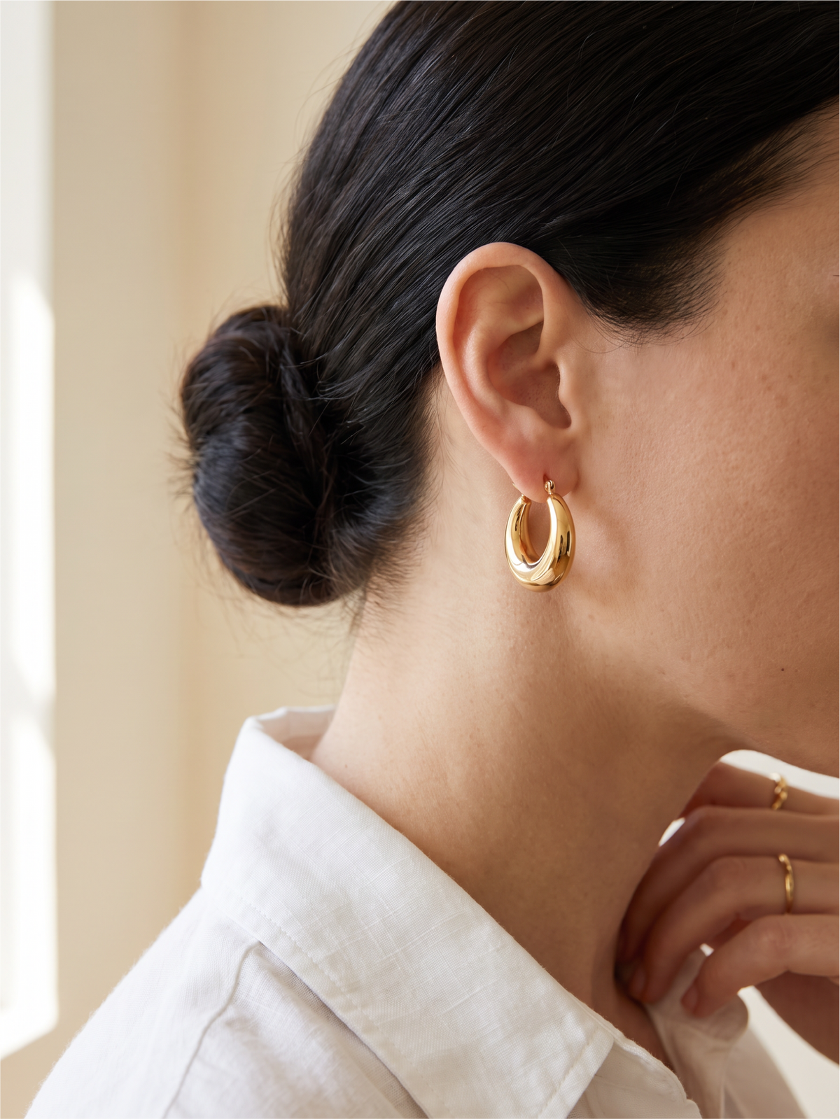 Small Chunky Hoops