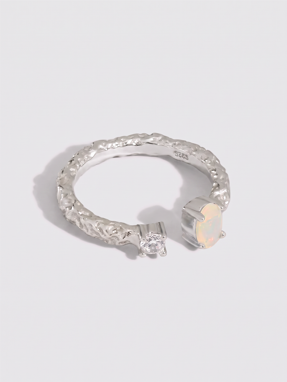 Textured Zirconia Ring V2