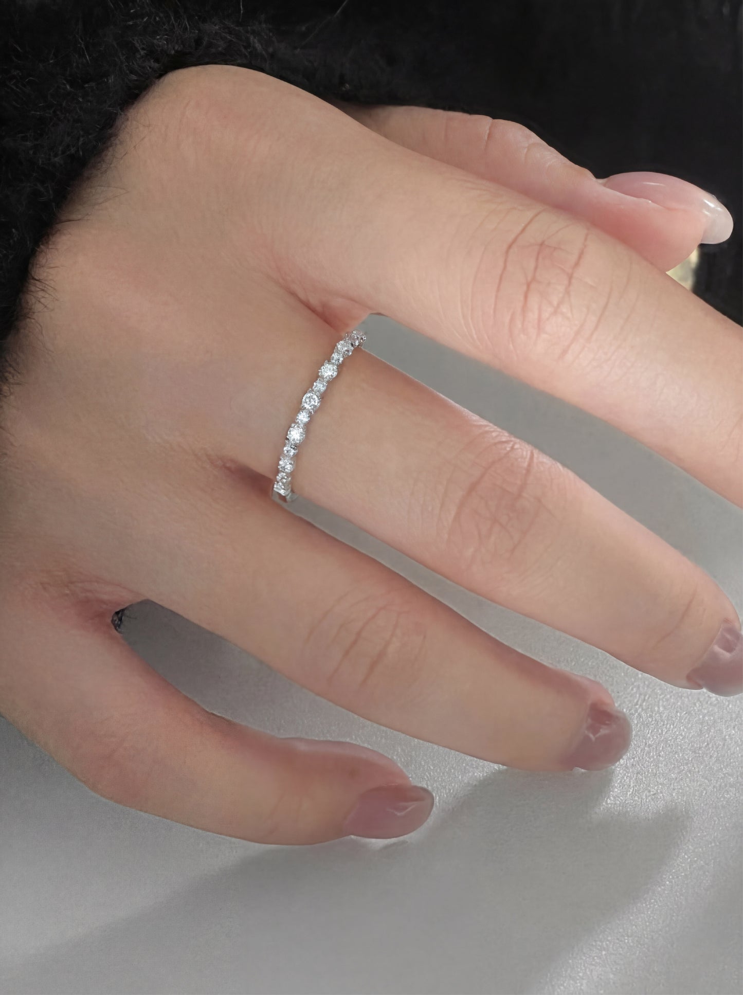 Thin Zirconia Band Ring