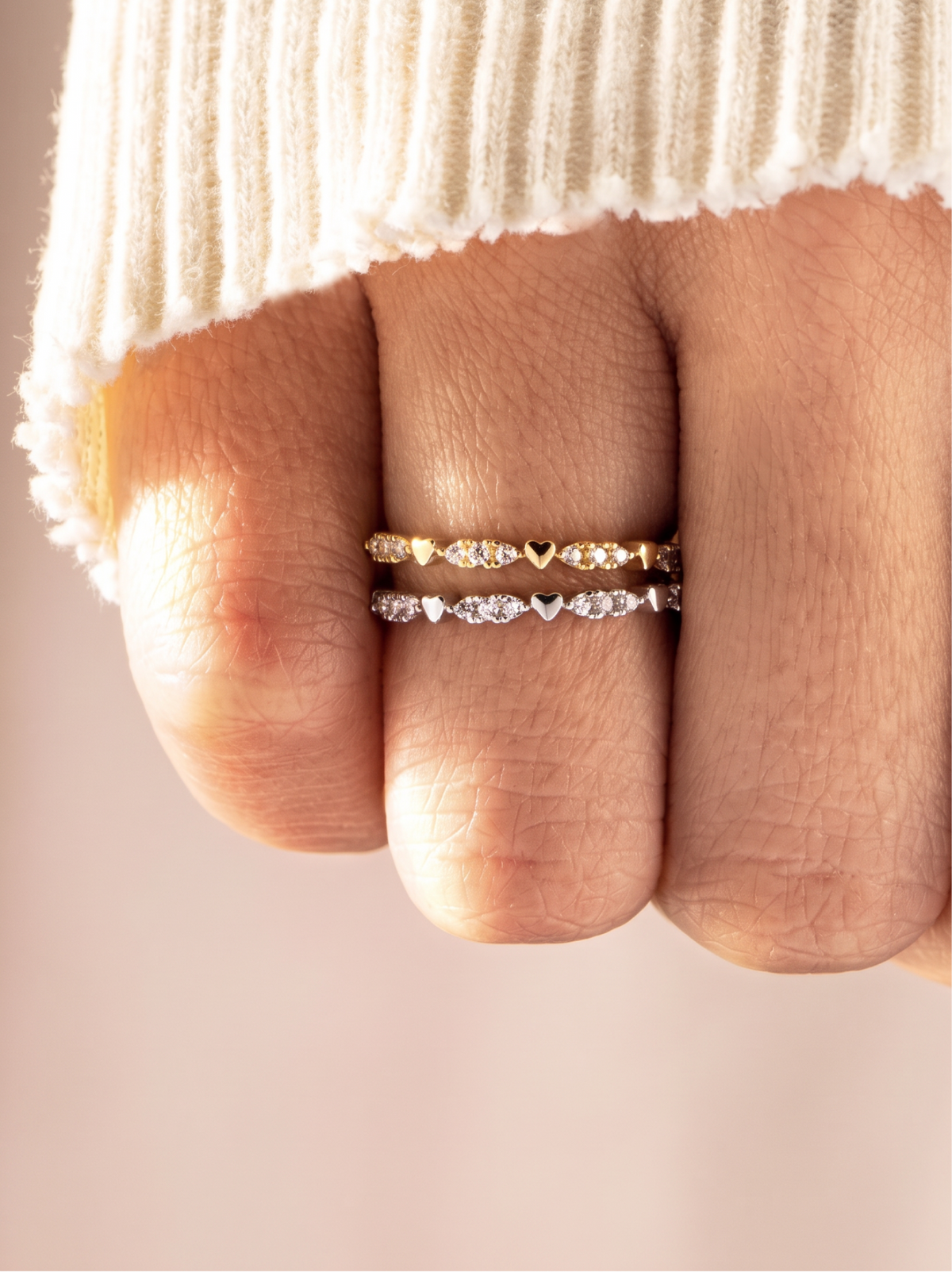 Triple Heart Ring