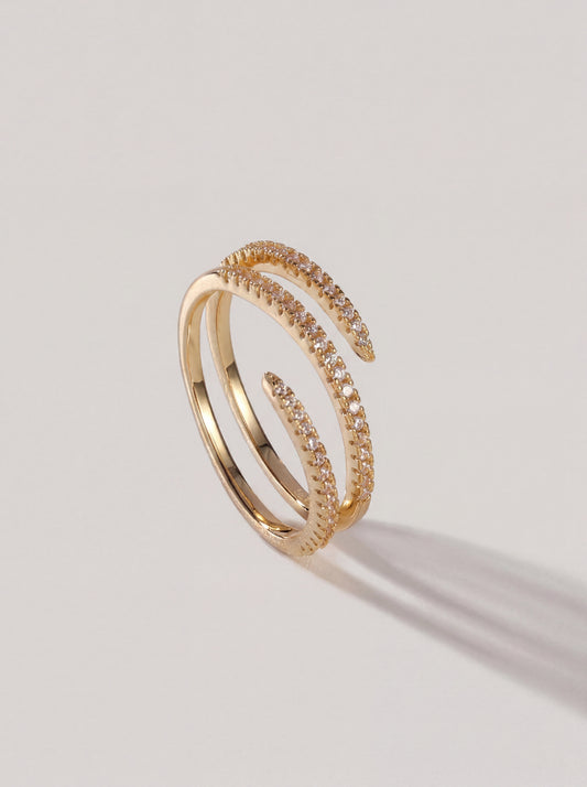 Triple Zirconia Ring