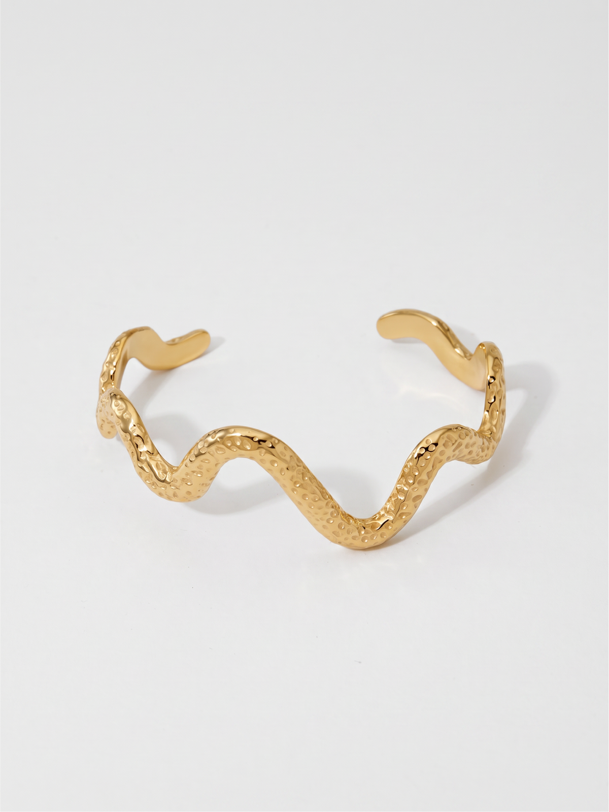 Wavy Bangle Bracelet