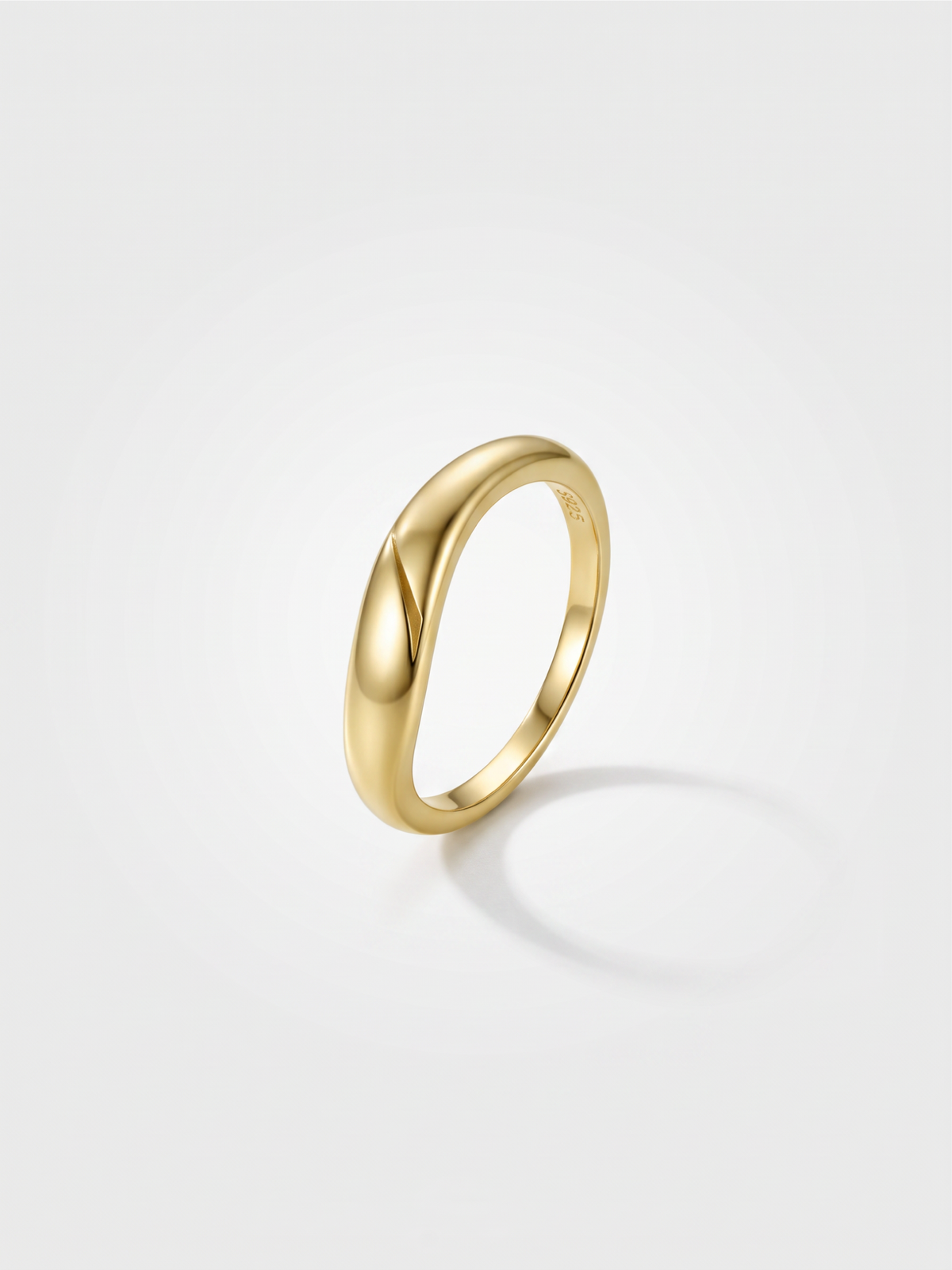 Wavy Flow Ring Silver