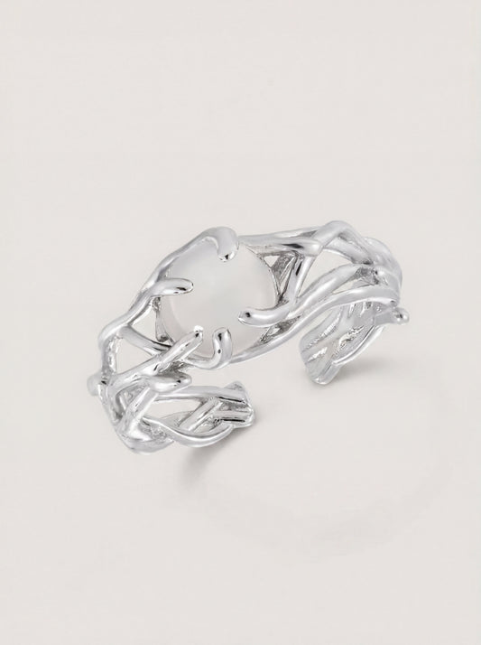Adjustable Stone Ring
