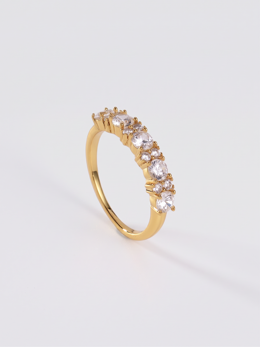 Zircoina Signet Ring Gold