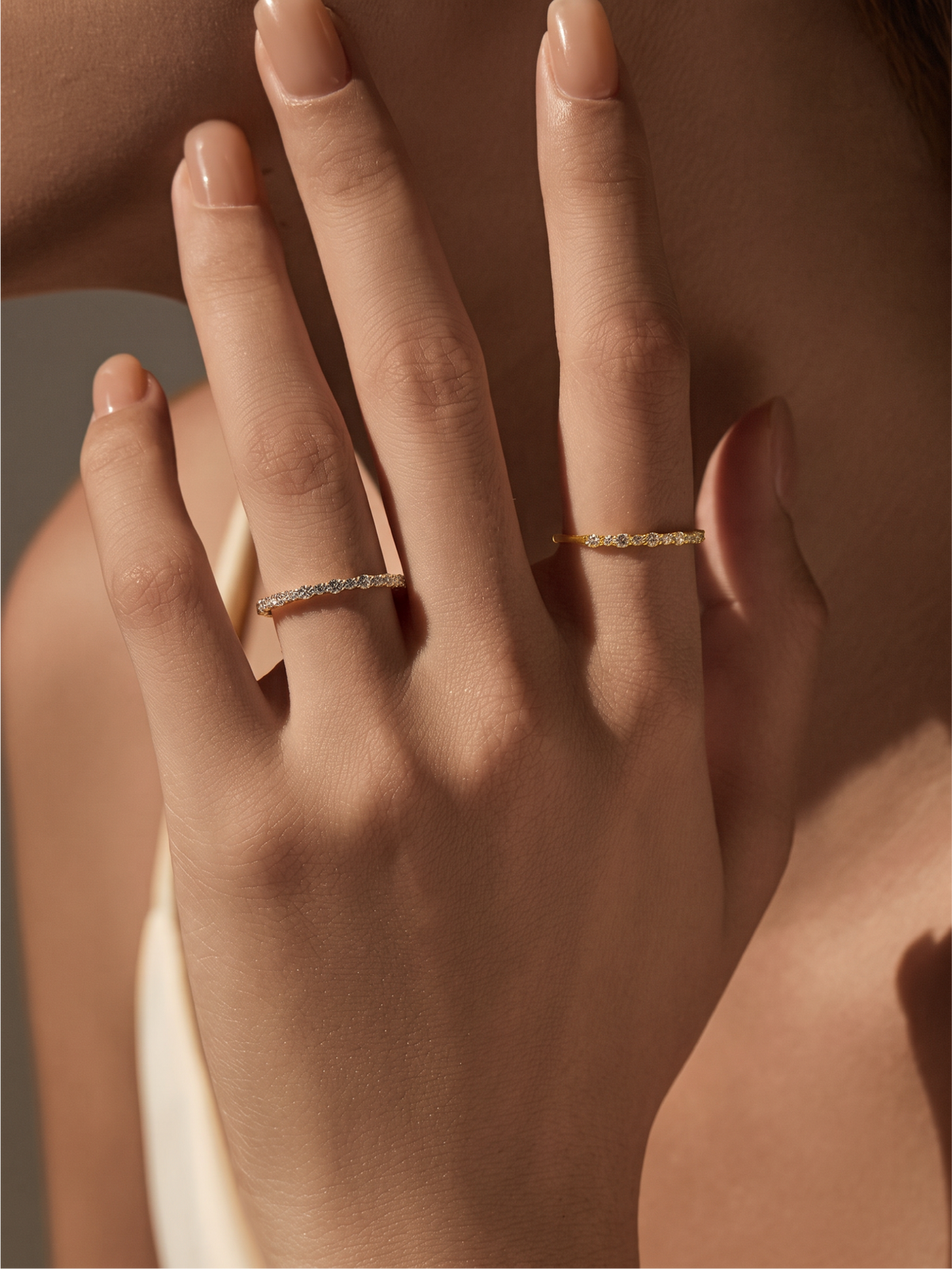 Zirconia Stacker Ring
