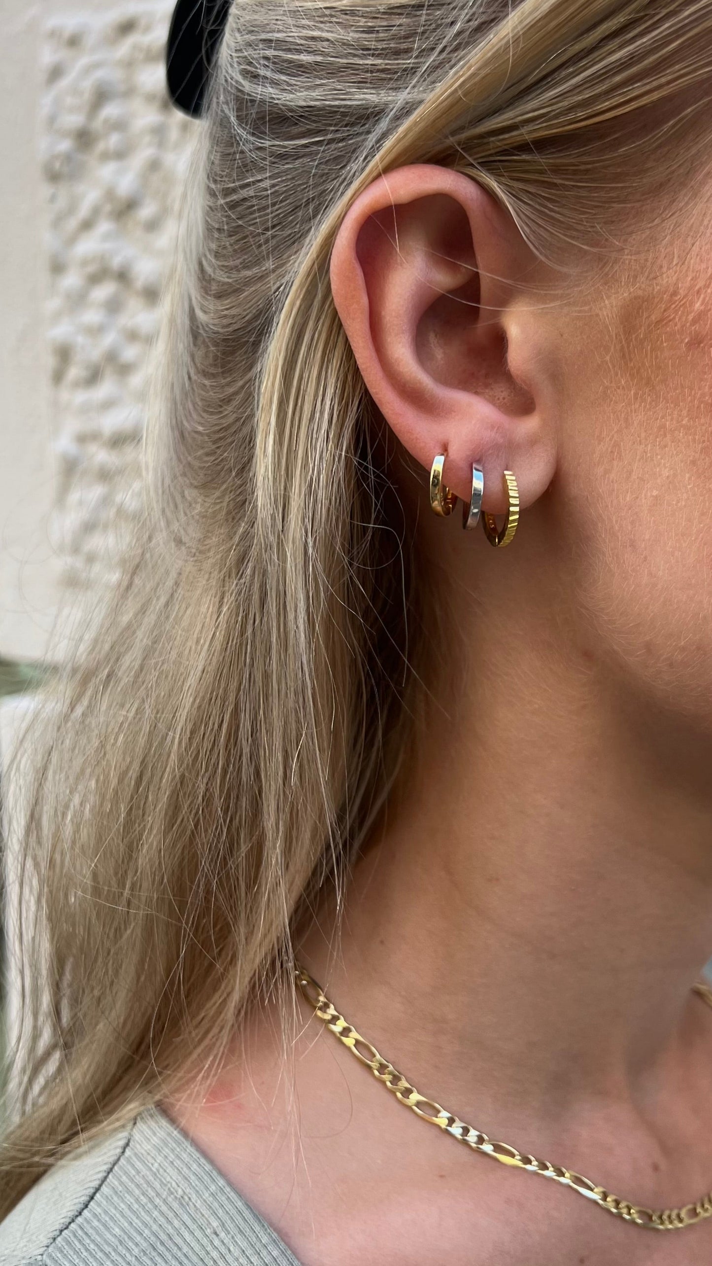 10mm Hoops Silver