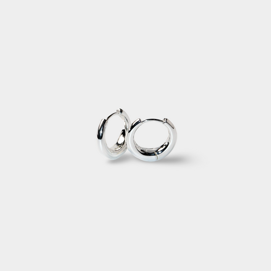 Kaizen Small Hoops Silver