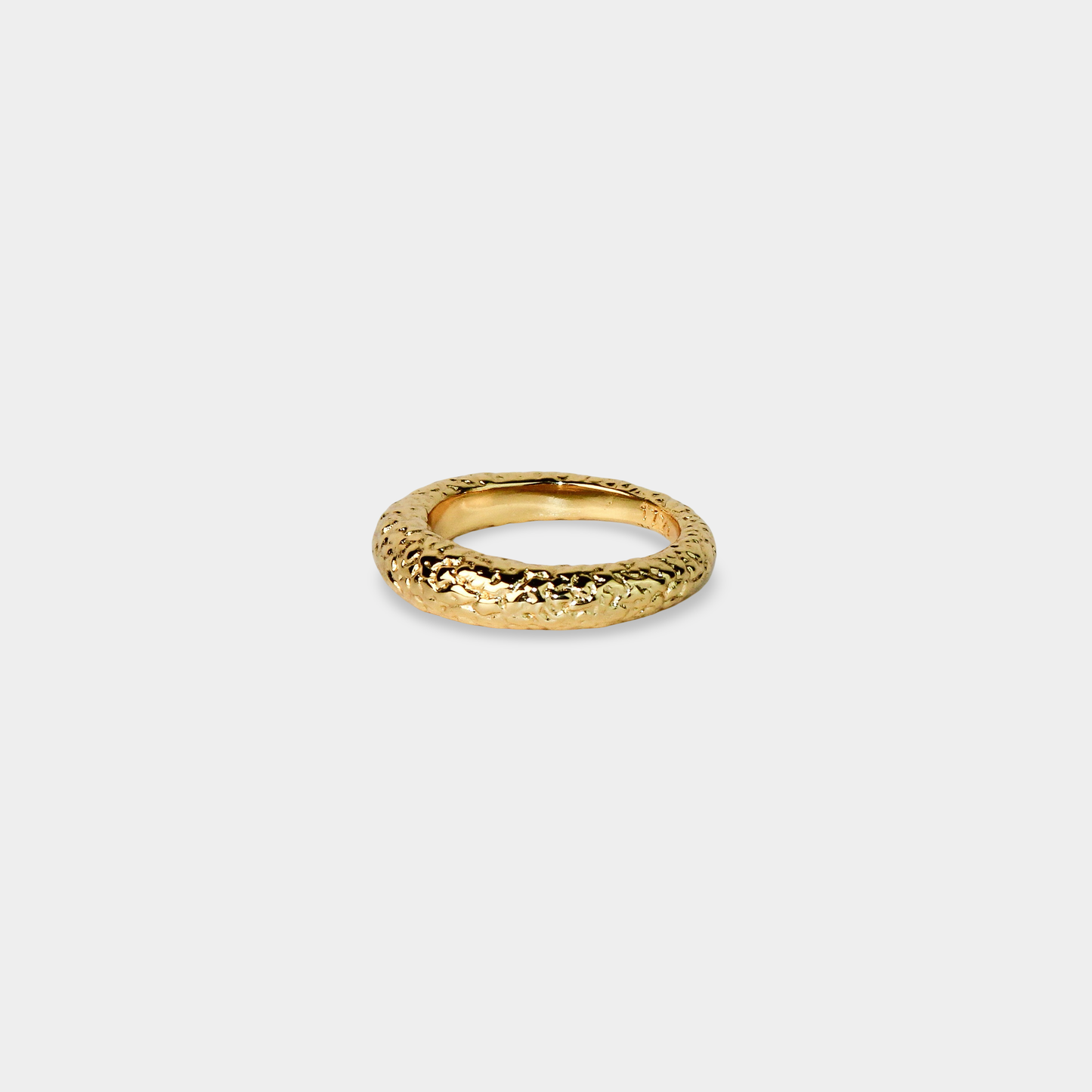Kaizen Textured Ring Gold