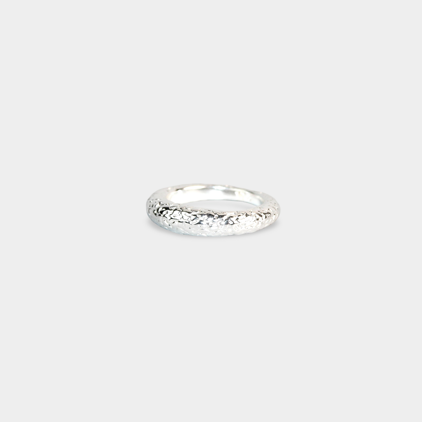 Kaizen Textured Ring Silver