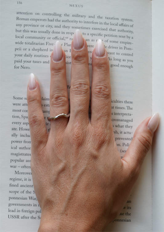 Lava Ring Silver