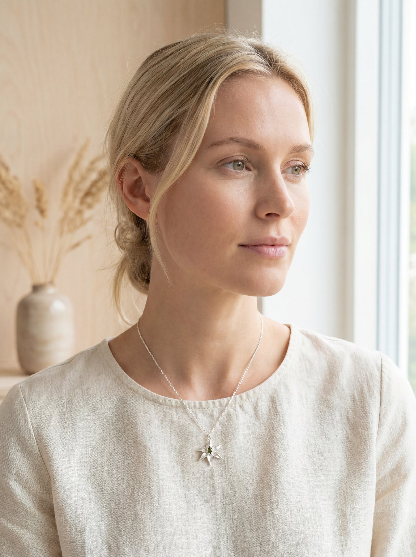 Moth Star Necklace