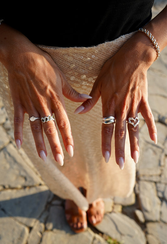 Moth Ring Silver