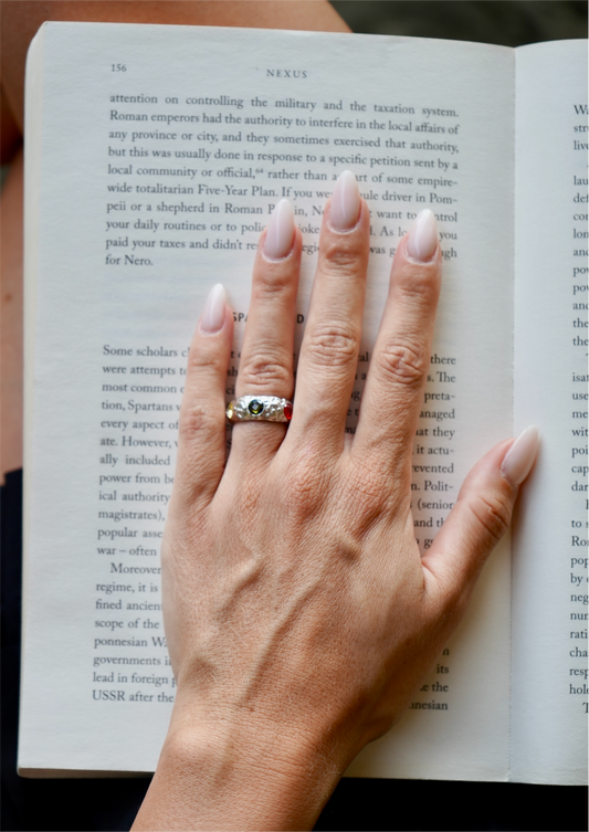 Mushroom Queen Ring Silver