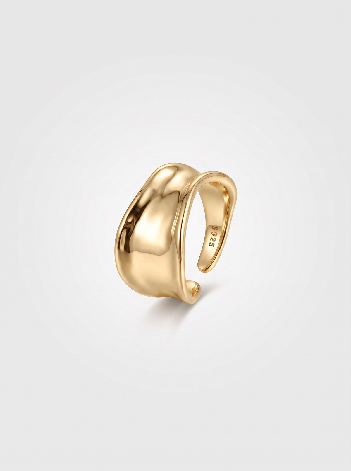 Bold Band Ring Gold
