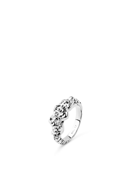 Structured Ring Silver