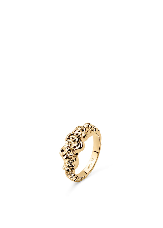Structured Ring Gold