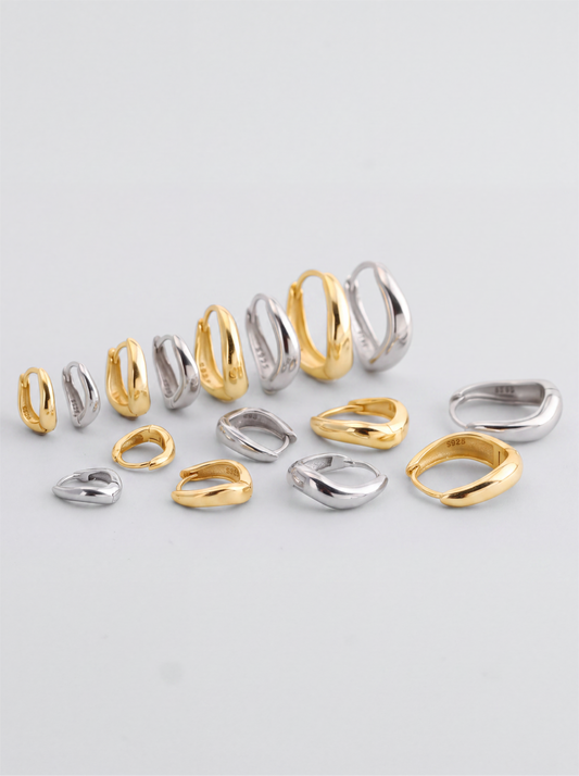 Wavy Hoops