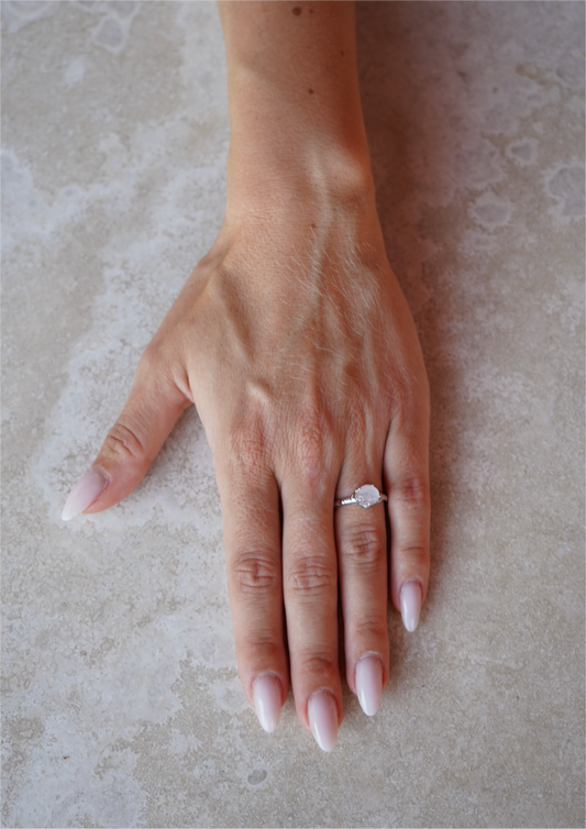 White Claw Ring